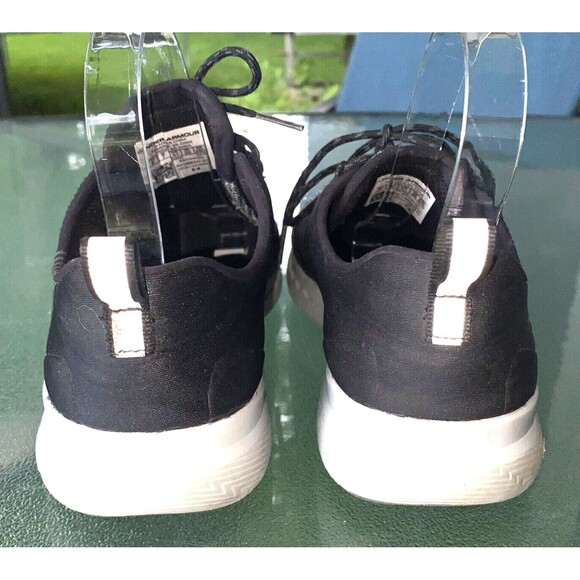 Under Armour UA Men's Shoes Size 8 Charged Black Running Sneakers 1288347-001 - Picture 5 of 8